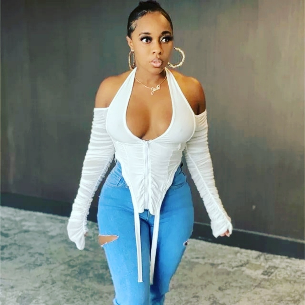 Sexy top with string